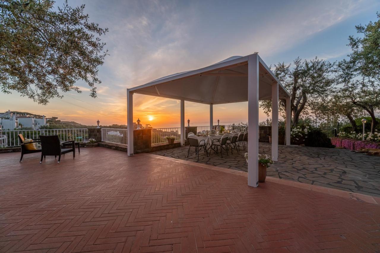 Villa Carolina Sorrento Private Heated Pool And Sea View Eksteriør billede