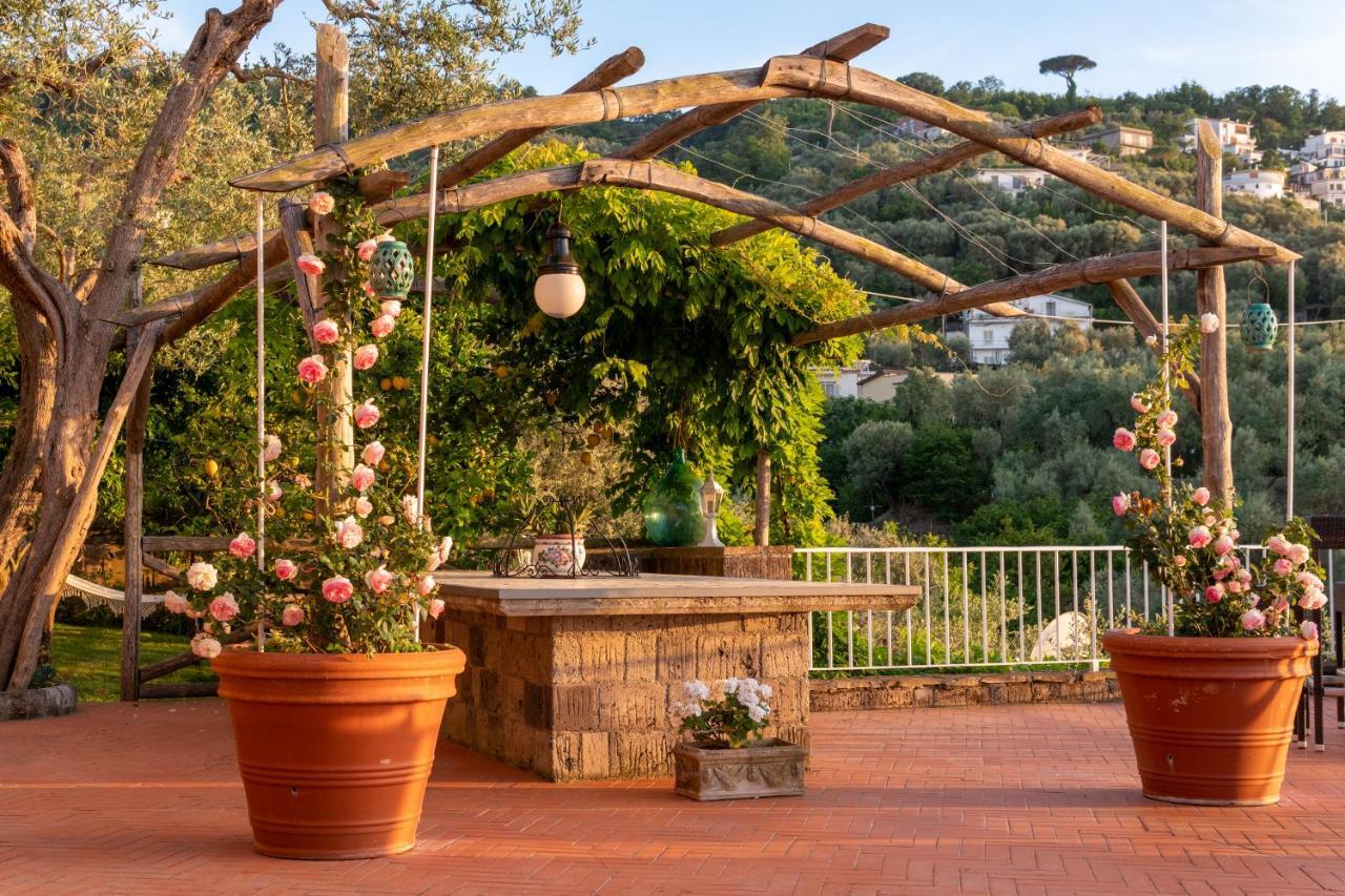 Villa Carolina Sorrento Private Heated Pool And Sea View Eksteriør billede