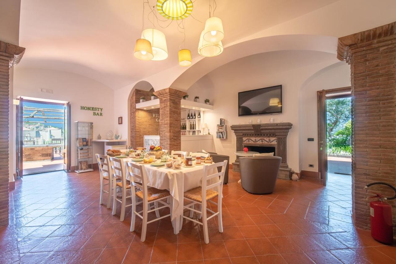 Villa Carolina Sorrento Private Heated Pool And Sea View Eksteriør billede