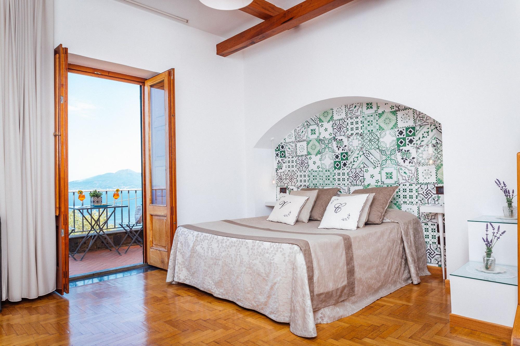 Villa Carolina Sorrento Private Heated Pool And Sea View Eksteriør billede