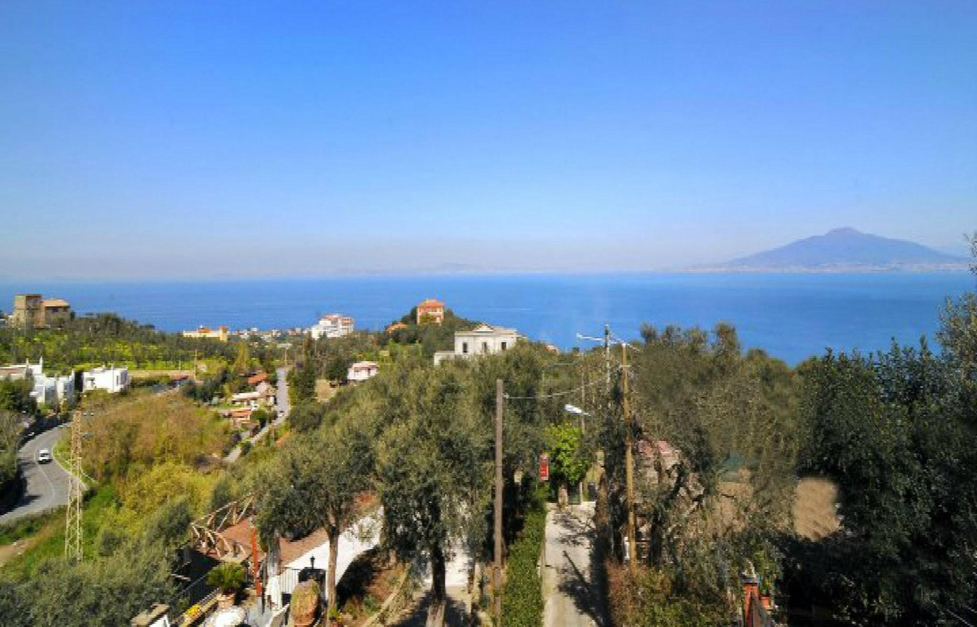 Villa Carolina Sorrento Private Heated Pool And Sea View Eksteriør billede