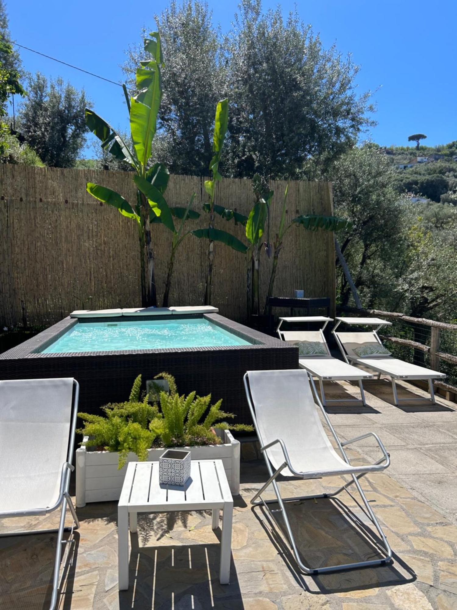 Villa Carolina Sorrento Private Heated Pool And Sea View Eksteriør billede