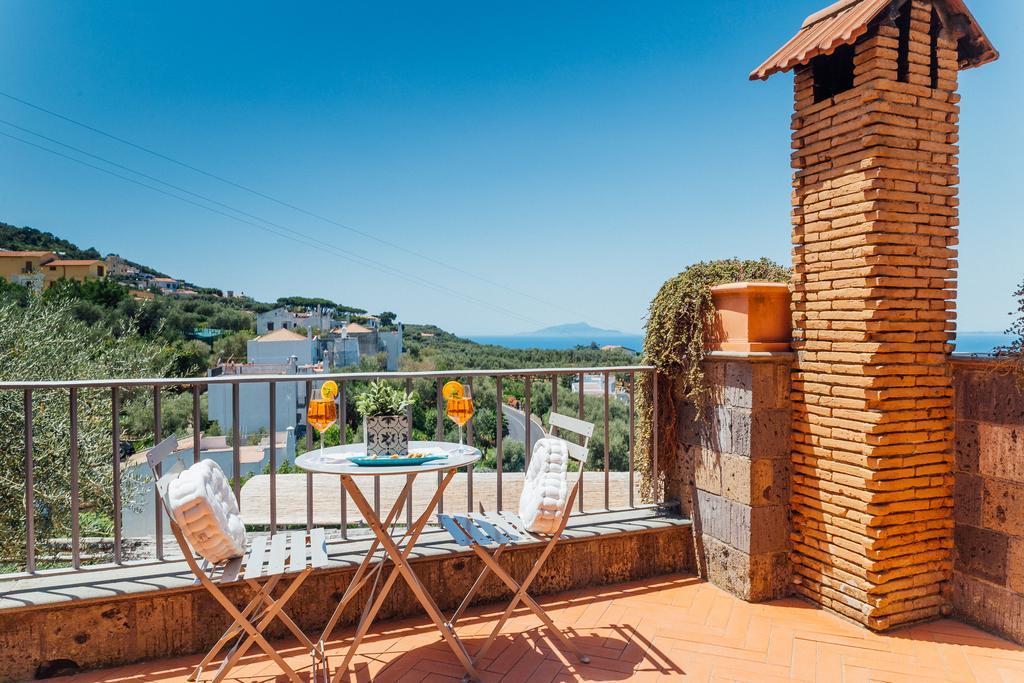 Villa Carolina Sorrento Private Heated Pool And Sea View Eksteriør billede