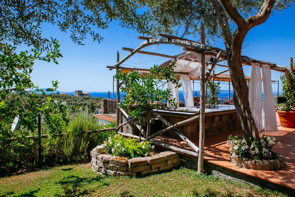 Villa Carolina Sorrento Private Heated Pool And Sea View Eksteriør billede